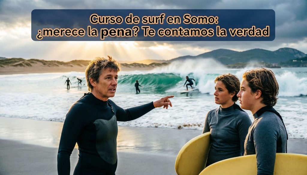 Curso de surf en Somo merece la pena