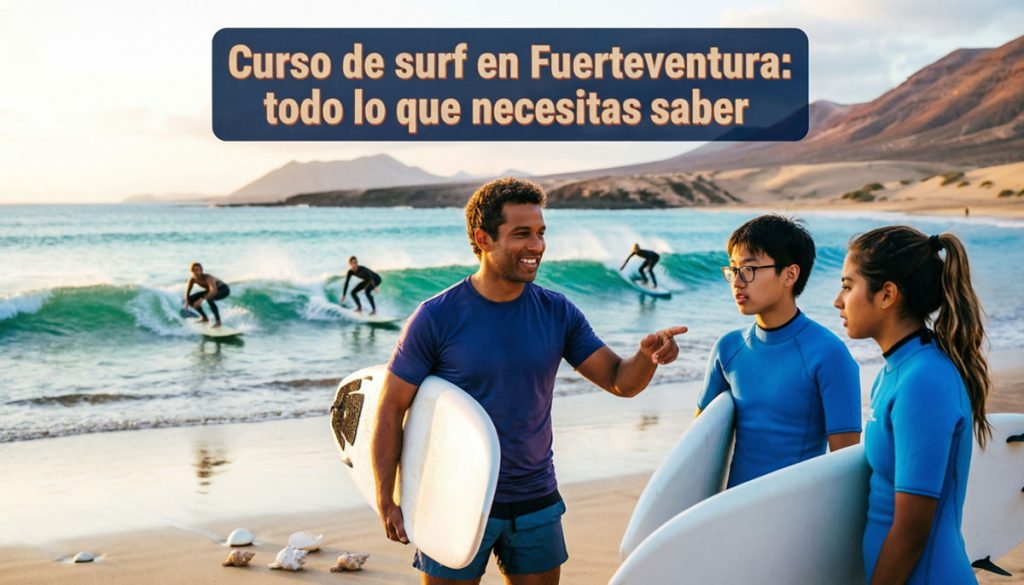 Curso de surf en Fuerteventura