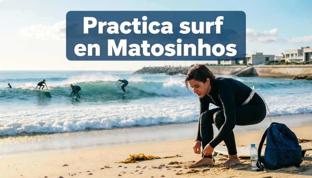 practica surf en Matosinhos