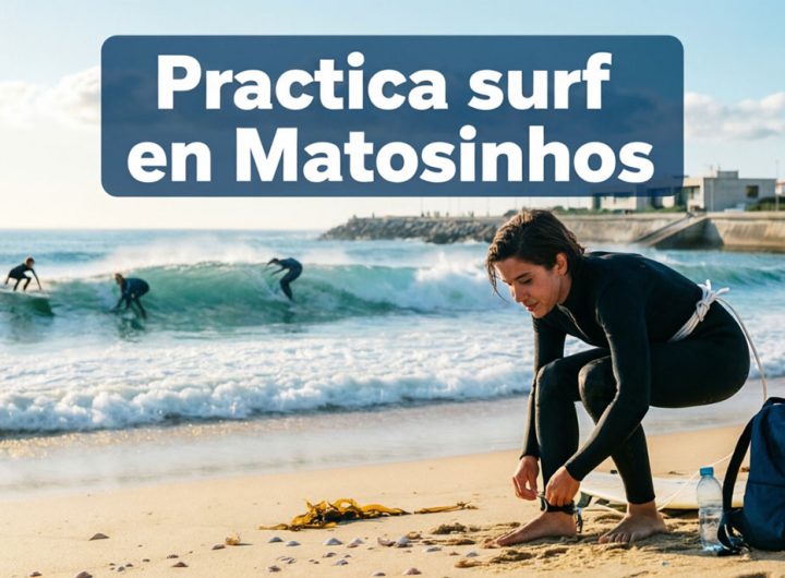 practica surf en Matosinhos