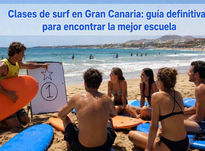 Clases para surfear en Gran Canaria