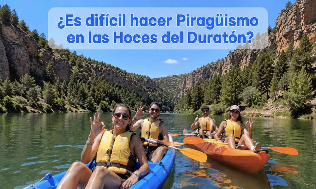 Es difícil hacer Piragüismo en las Hoces del Duratón