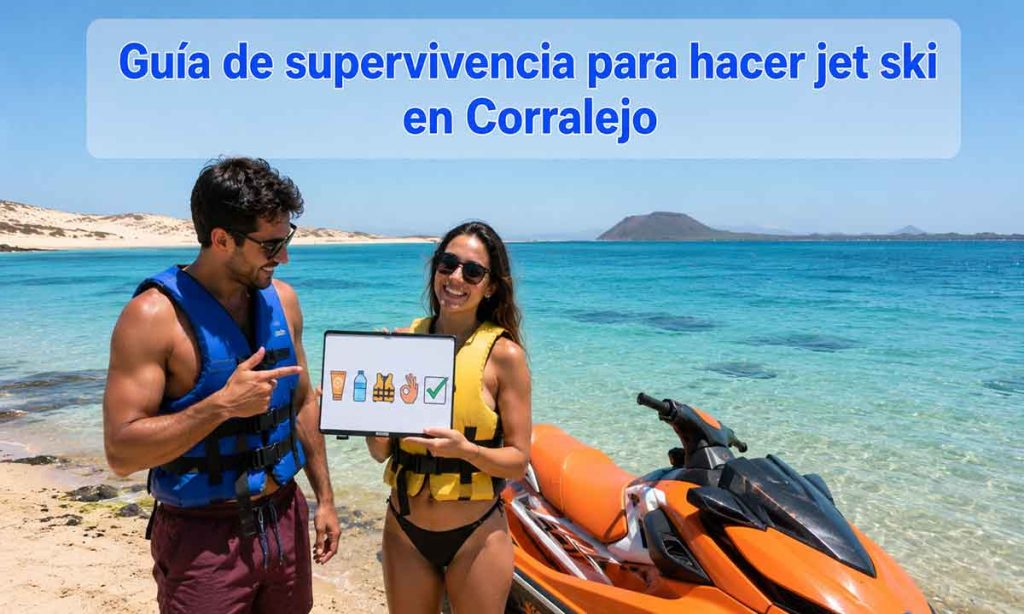 Guía de supervivencia para hacer alquilar motos de agua en Corralejo