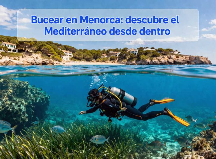 bucear en menorca