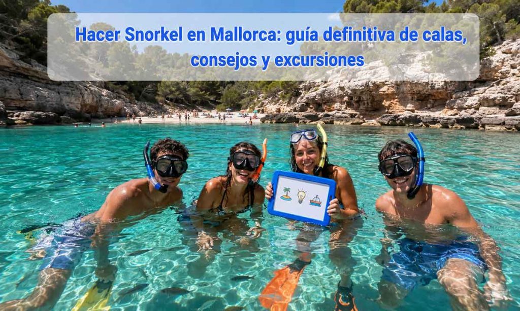 Hacer Snorkel en Mallorca guía definitiva de calas, consejos y excursiones