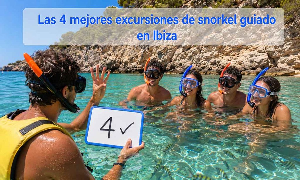 Las 4 mejores excursiones de snorkel guiado en Ibiza