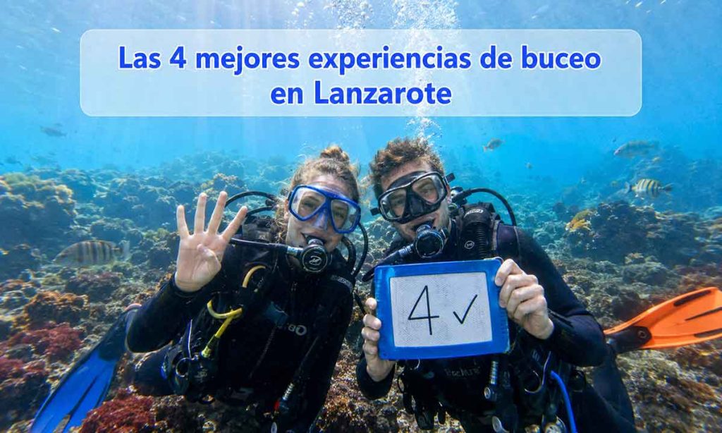 Las 4 mejores experiencias para hacer buceo n Lanzarote
