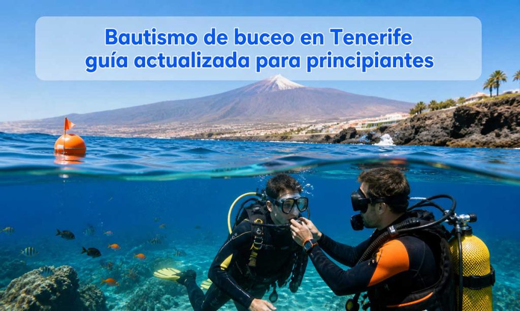 bautismo de buceo en tenerife