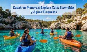 kayak en menorca