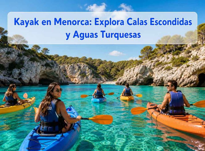 kayak en menorca