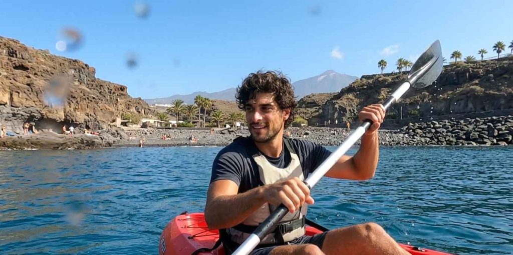 mike murillo kayak en tenerife 