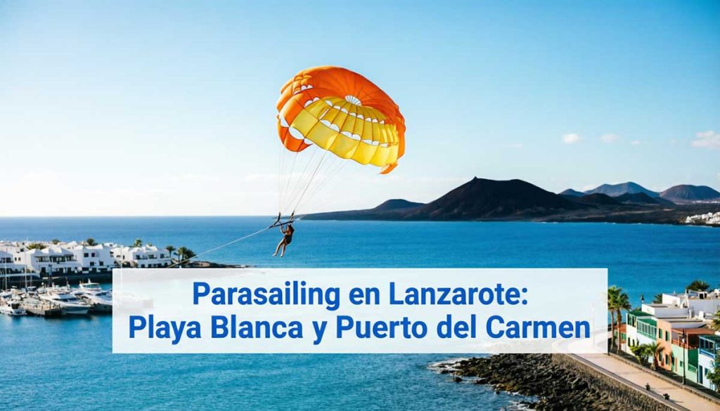 parasailing en lanzarote
