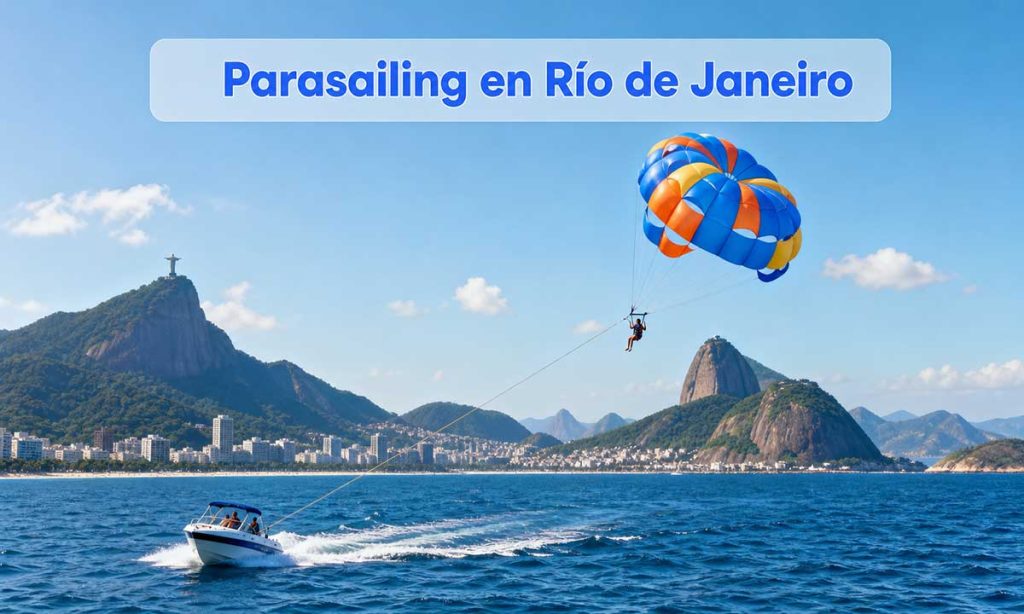 parasailing en río de janeiro