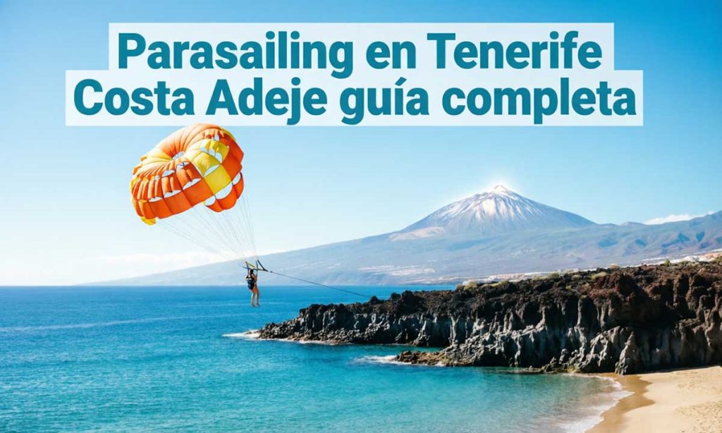 parasailing en tenerife costa adeje