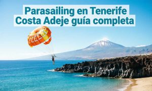 parasailing en tenerife costa adeje